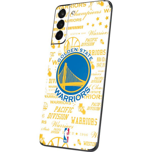 NBA Golden State Warriors Historic Blast Galaxy S21 Plus 5G Skin